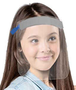 Set of 50- Adjustable 8.5in Youth Face Shields