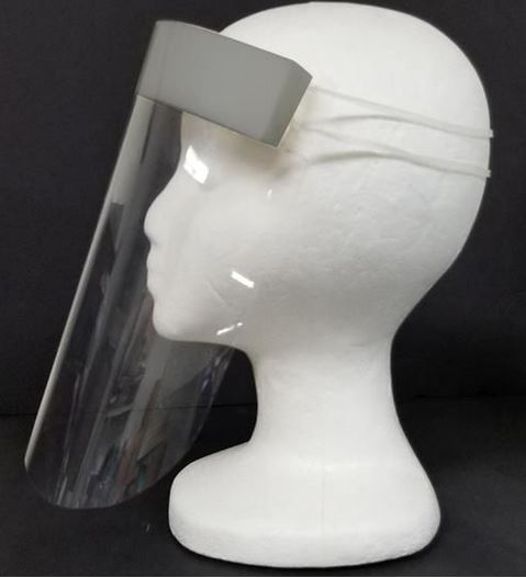 Set of 50- Self-Assemble 9.5in Face Shields