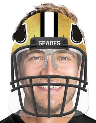 Set of 50 Round Top Sports Face Shields