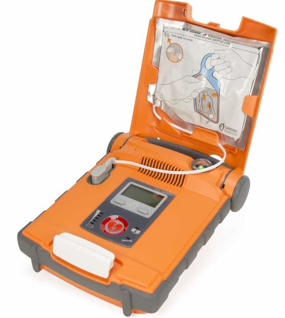 Cardiac Science Powerheart Fully-Automatic G5 AED with iCPR Adult Electrodes- Shipping Included