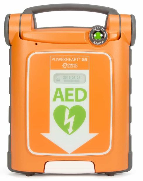 Cardiac Science Powerheart Semi-Automatic AED G5 with iCPR Electrodes- Shipping Included