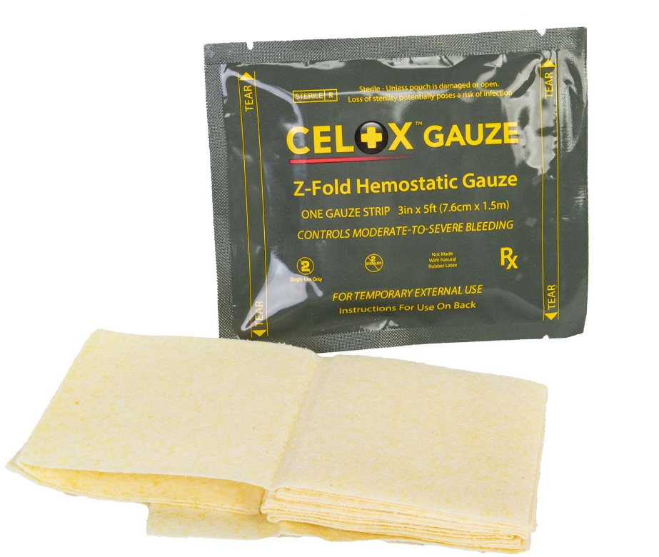 5ft. CELOX Z-Fold Hemostatic Gauze