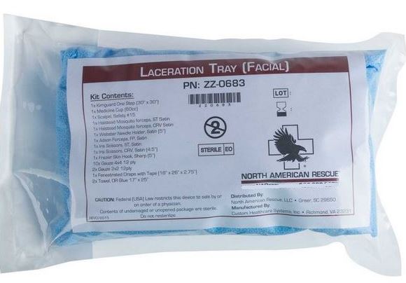 Lasceration Tray- Facial