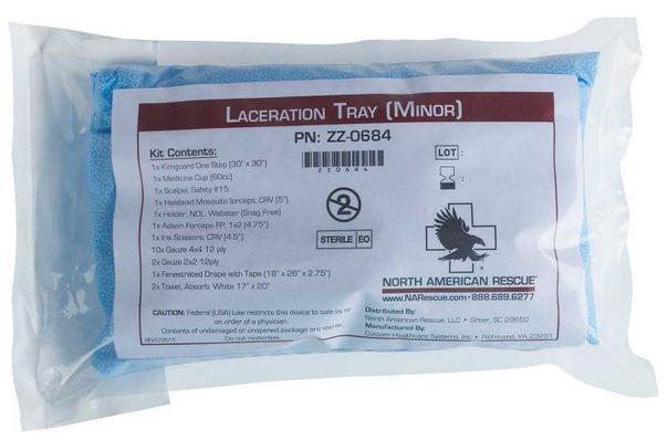 Lasceration Tray- Minor