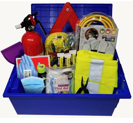 Vehicle Emergency Kit in Industrial Grade Container