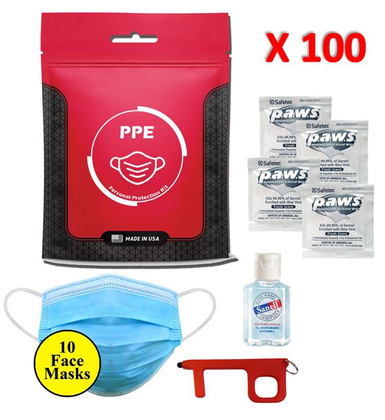 BULK 100 Kits- Driver PPE Kit