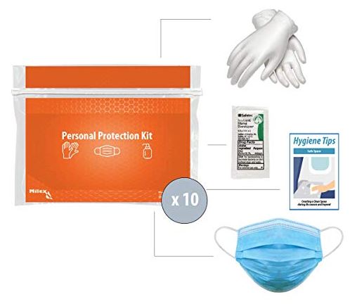 Set of 10-Personal Protection Kits <BR>Shipping Included