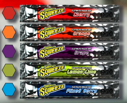 Sqwincher Sqweeze Freezer Pops - Assorted Flavors (150 Pack)