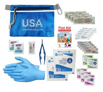 25 Logo Quick Care First Aid Kits <br> Free Shipping