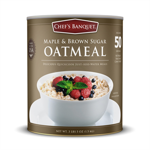 6 Can Case of Maple & Brown Sugar Oatmeal <BR>Shipping Included