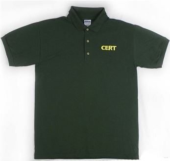 CERT Embroidered Logo Polo Shirt