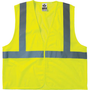 GloWear Economy Vest, Lime, S/M