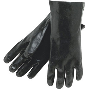 (DZ)GLVS BLK PVC N-SLIP 14