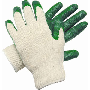 Green Latex Palm and Fingers Dip, L