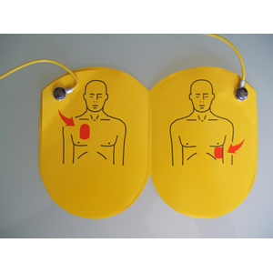Trainer Defibrillator Pads,<br> Set of 10