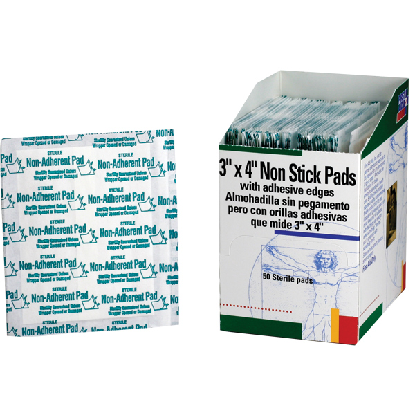 3" x 4" NonStick Adhesive Pads