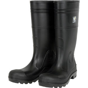 Black Boot 16 PVC w/ Plain Toe