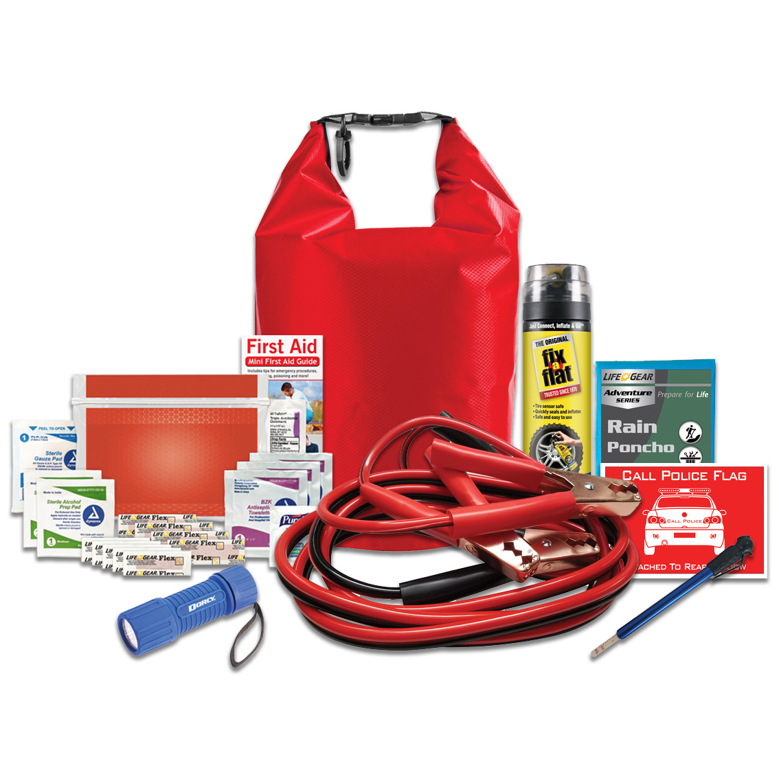 Best Value Car Emergency Kit with Tire Repair