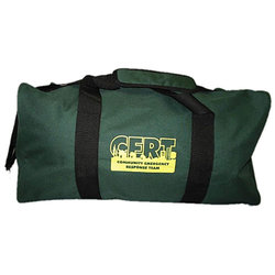 Green Duffel Bag with C.E.R.T. Logo