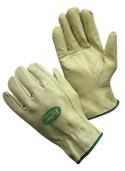 Cow Grain Drivers Glove Gray