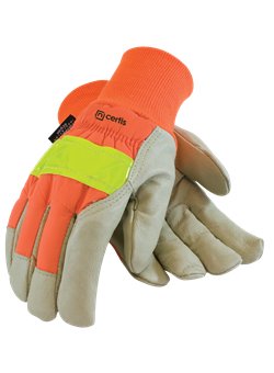 Insulated Pigskin Glove<br>Orange